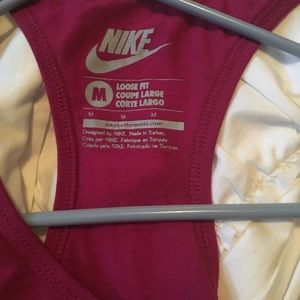 Magenta Nike Athletic Tank Top